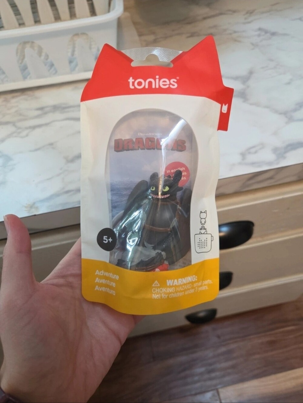Tonies How To Train Your Dragon -Toothless Tonie Figure - Black NWT NIB